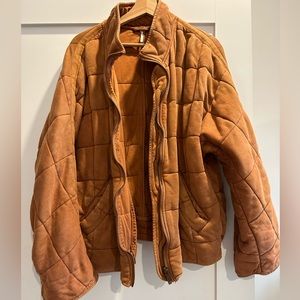 Free People Dolman Quilted Knit Jacket